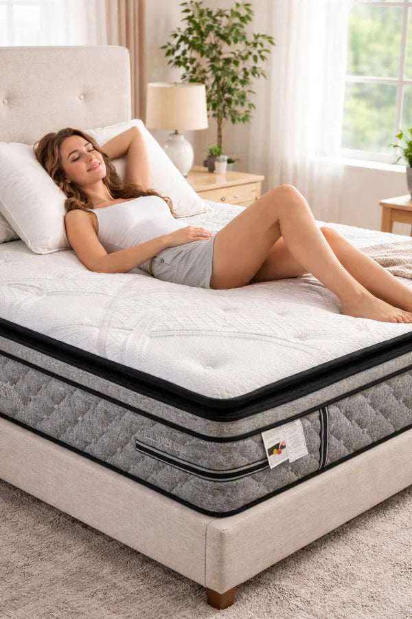 15" Premium Firm Hybrid Mattress – Euro Top & Pillow Top