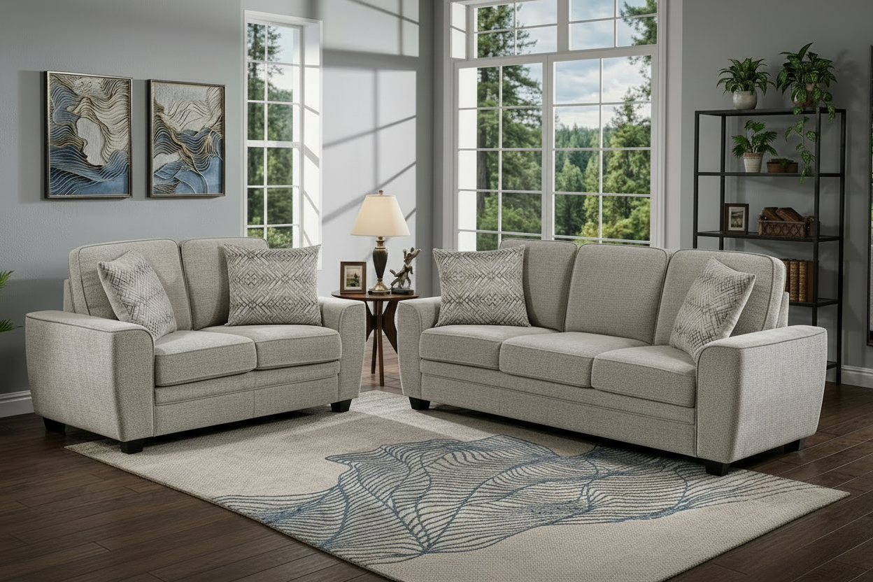Clive Sofa and Loveseat
