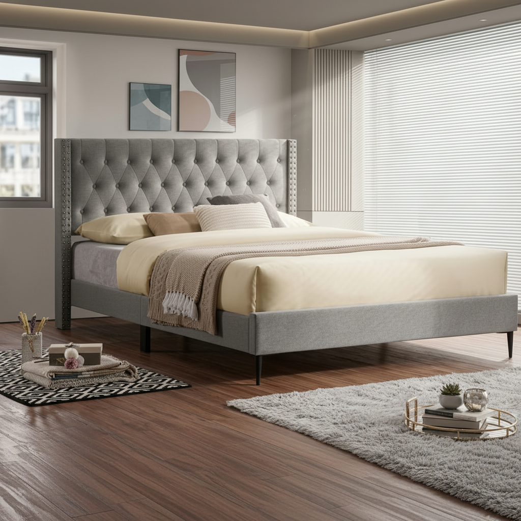 Chesterfield Panel Bed