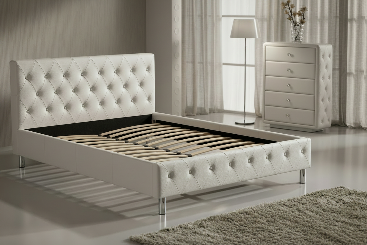Dream Time Bedding Upholstered Panel Bed