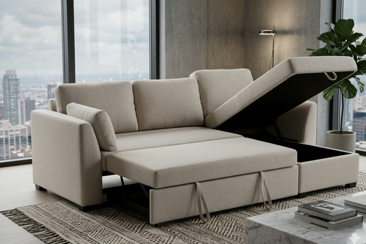 Hamilton Storage Sofa Bed Reversible Sectional