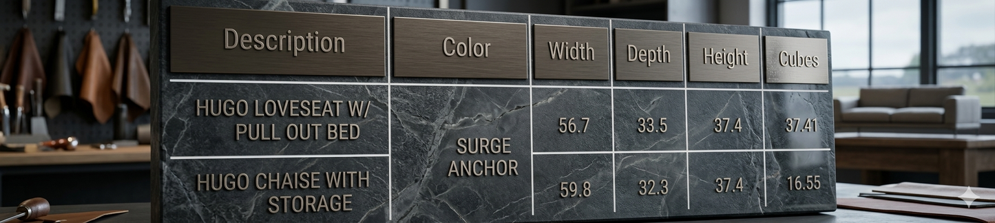 HUGO LOVESEAT W/PULL OUT BED