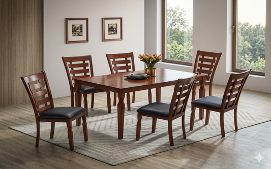Expresso 6 chairs dinning set